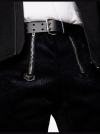 FHB Unisex Ledergürtel schwarz - Carsten